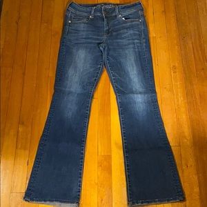 American Eagle kick boot super stretch jeans